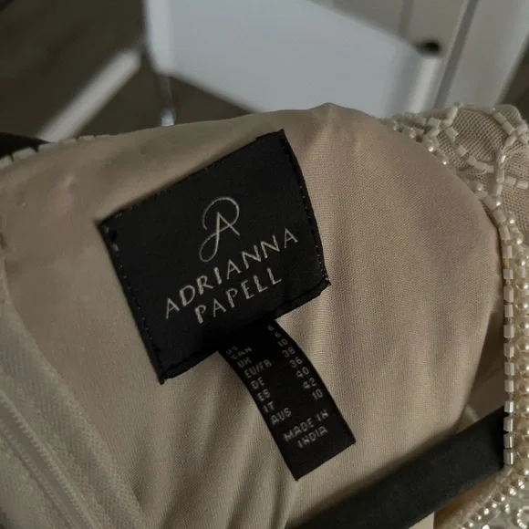 Classy Silver Beaded Dress - Picture 5 of 5